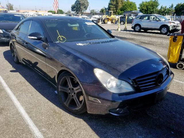 WDDDJ75X46A075970 - 2006 MERCEDES-BENZ CLS 500 BLACK photo 1