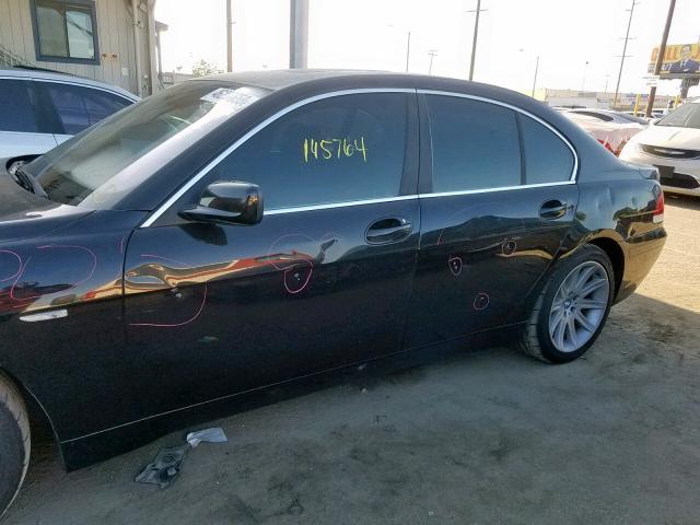 WBAGL63413DP63260 - 2003 BMW 745 I BLACK photo 9