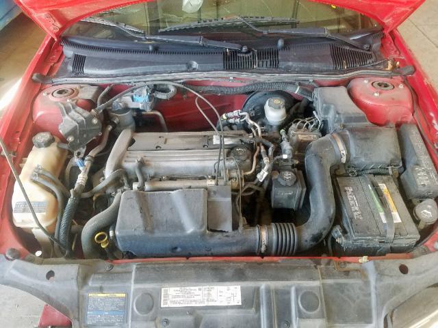 1G1JH12F447223460 - 2004 CHEVROLET CAVALIER L RED photo 7