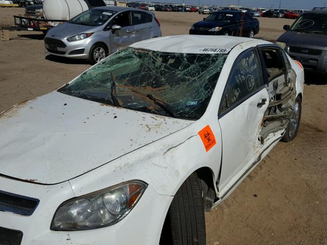 1G1ZD5E72BF314160 - 2011 CHEVROLET MALIBU 2LT WHITE photo 9