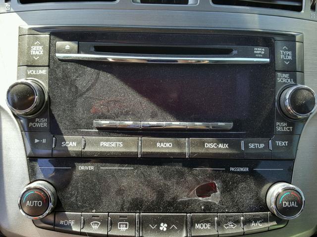 4T1BK3DB9CU450254 - 2012 TOYOTA AVALON BAS GRAY photo 9