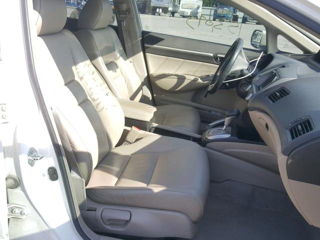 19XFA16909E005884 - 2009 HONDA CIVIC EXL 白色 照片 5