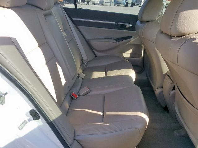 19XFA16909E005884 - 2009 HONDA CIVIC EXL 白色 照片 6