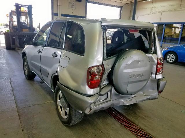 JTEHD20V856034315 - 2005 TOYOTA RAV4 SILVER photo 3