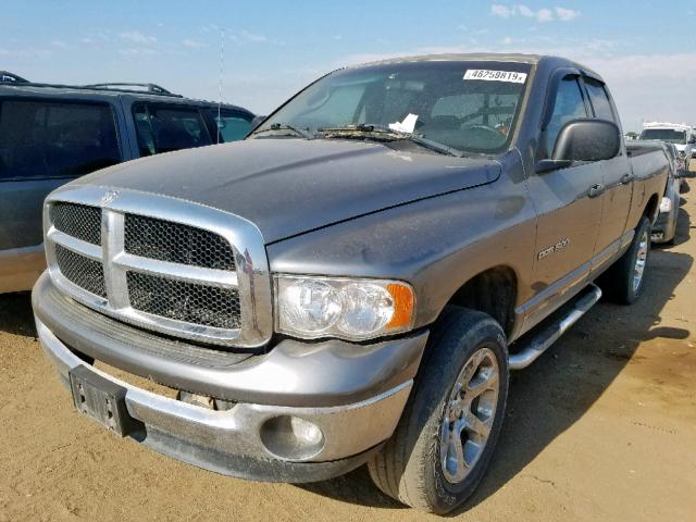 1D7HU18D15J569032 - 2005 DODGE RAM 1500 S GRAY photo 2