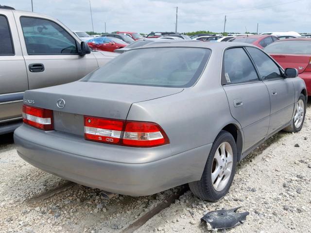 JT8BF28G510337719 - 2001 LEXUS ES 300 GRAY photo 4