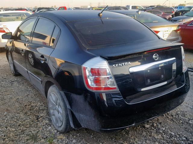 3N1AB6AP1CL779285 - 2012 NISSAN SENTRA 2.0 BLACK photo 3