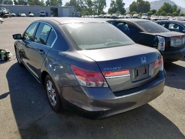 1HGCP2F47CA219097 - 2012 HONDA ACCORD LXP GRAY photo 3