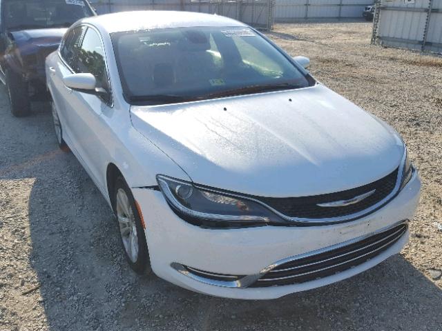 1C3CCCAB2FN564044 - 2015 CHRYSLER 200 LIMITE WHITE photo 1