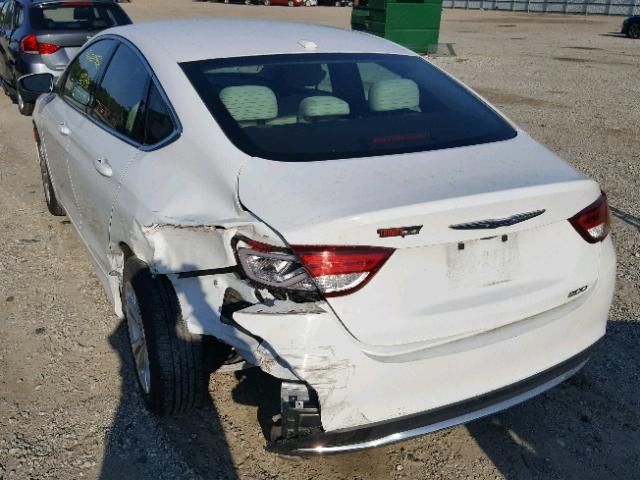 1C3CCCAB2FN564044 - 2015 CHRYSLER 200 LIMITE WHITE photo 3