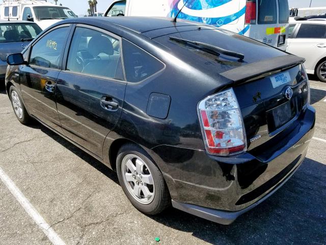 JTDKB20U663133757 - 2006 TOYOTA PRIUS BLACK photo 3