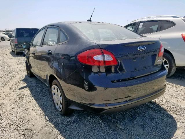 3FADP4AJ9DM226817 - 2013 FORD FIESTA S BLACK photo 3