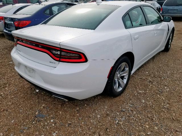 2C3CDXHGXGH227475 - 2016 DODGE CHARGER SX WHITE photo 4