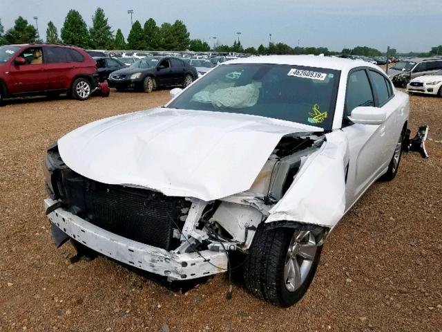 2C3CDXHGXGH227475 - 2016 DODGE CHARGER SX WHITE photo 9