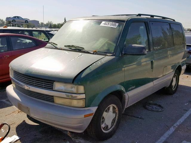 1GNDM19WXYB209868 - 2000 CHEVROLET ASTRO GREEN photo 2