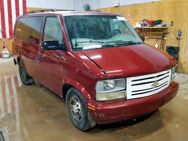 1GNEL19XX4B126208 - 2004 CHEVROLET ASTRO MAROON photo 1