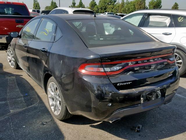 1C3CDFBB4ED791365 - 2014 DODGE DART SXT BLACK photo 3