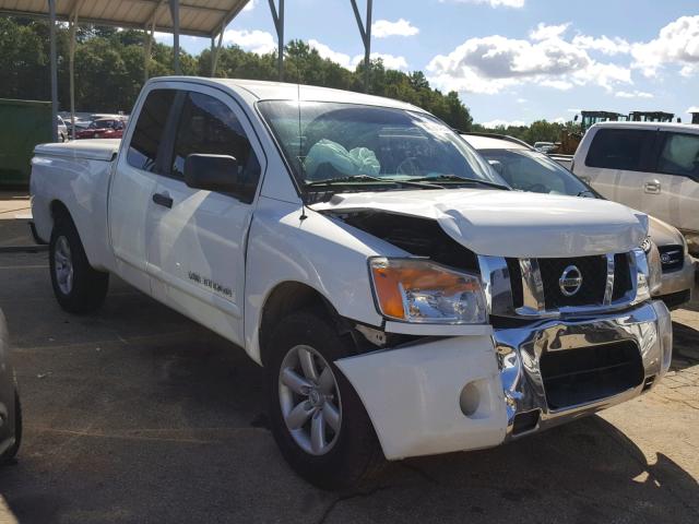 1N6BA0CH9BN310268 - 2011 NISSAN TITAN S WHITE photo 1