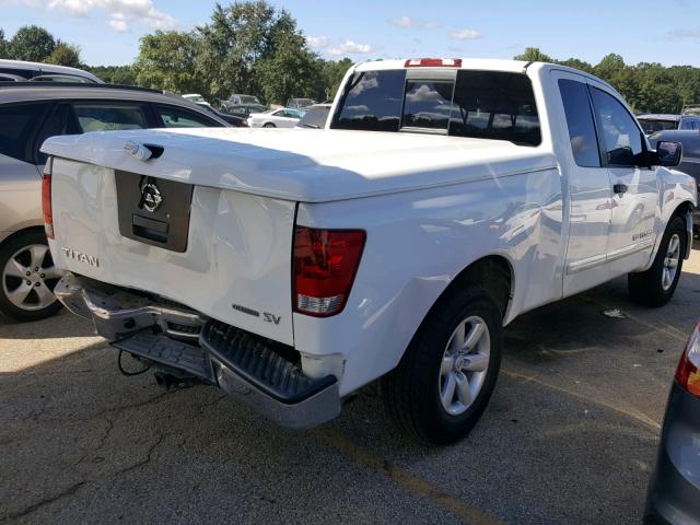 1N6BA0CH9BN310268 - 2011 NISSAN TITAN S WHITE photo 4