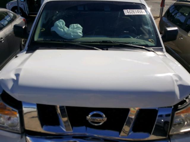 1N6BA0CH9BN310268 - 2011 NISSAN TITAN S WHITE photo 7