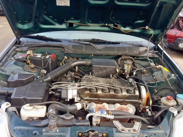 2HGEJ6615XH594307 - 1999 HONDA CIVIC BASE GREEN photo 7