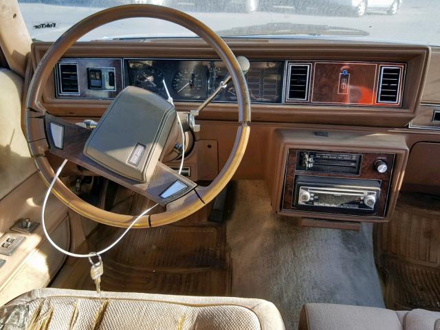 1G3GM69Y6FR426049 - 1985 OLDSMOBILE CUTLASS SU BROWN photo 9