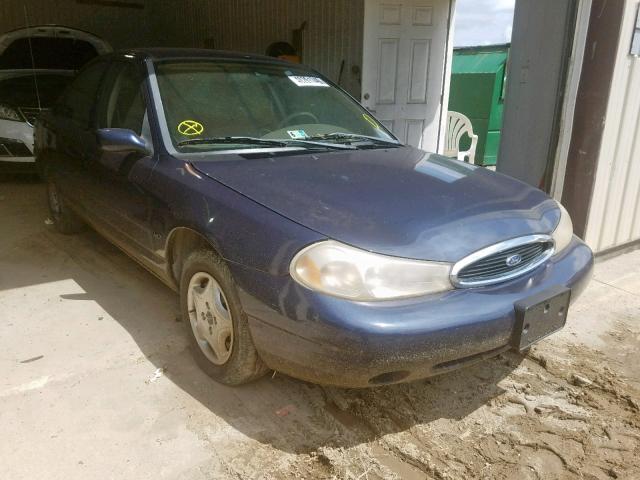 1FAFP653XXK201064 - 1999 FORD CONTOUR LX BLUE photo 1