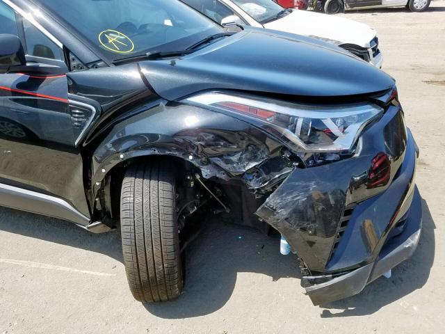 NMTKHMBX5JR059769 - 2018 TOYOTA C-HR XLE BLACK photo 9