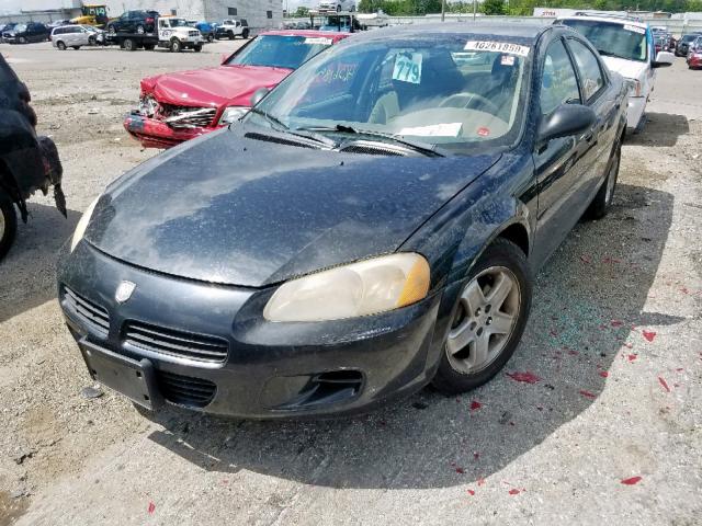 1B3EL46X23N528480 - 2003 DODGE STRATUS SE BLACK photo 2