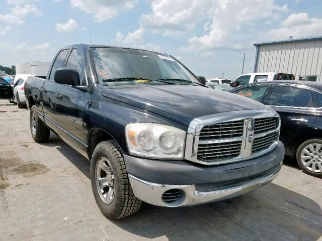 1D7HA18N27S211596 - 2007 DODGE RAM 1500 S BLACK photo 1