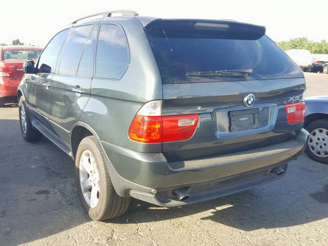 5UXFA13534LU42164 - 2004 BMW X5 3.0I CHARCOAL photo 3