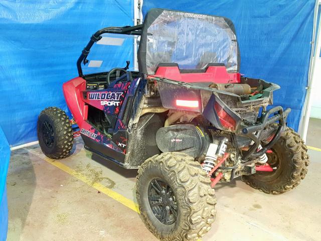 4UF15MPV7FT304733 - 2015 ARCTIC CAT WILDCAT RED photo 3