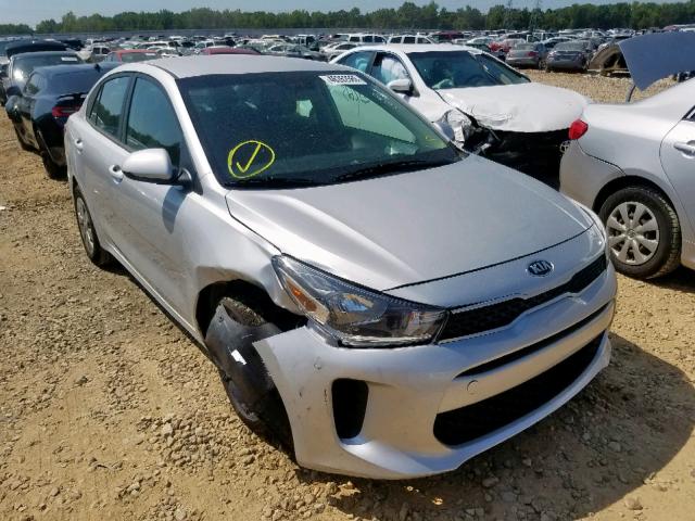 3KPA24AB8KE172759 - 2019 KIA RIO S SILVER photo 1