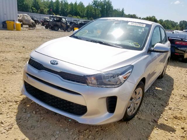 3KPA24AB8KE172759 - 2019 KIA RIO S SILVER photo 2