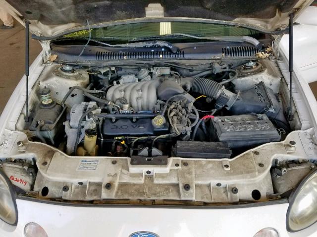 1FALP52U0TG249955 - 1996 FORD TAURUS GL WHITE photo 7