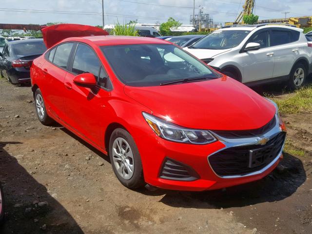 1G1BJ5SM8K7103818 - 2019 CHEVROLET CRUZE RED photo 1