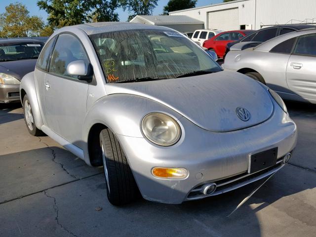 3VWCC21C0YM491135 - 2000 VOLKSWAGEN NEW BEETLE ვერცხლისფერი ფოტო 1