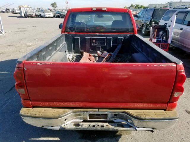 1GCEC14V4YZ167705 - 2000 CHEVROLET SILVERADO RED photo 6