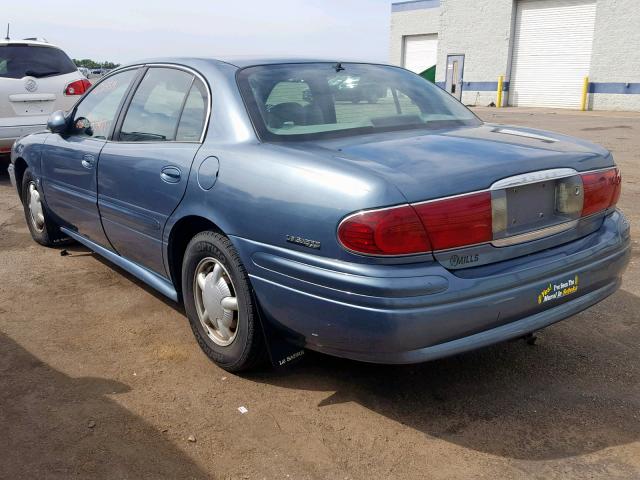 1G4HP54K2Y4186891 - 2000 BUICK LESABRE CU BLUE photo 3