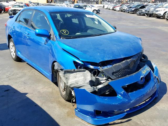 1NXBU40E59Z102962 - 2009 TOYOTA COROLLA BA BLUE photo 1