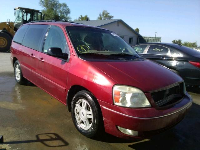 2FMZA52205BA77727 - 2005 FORD FREESTAR S RED photo 1