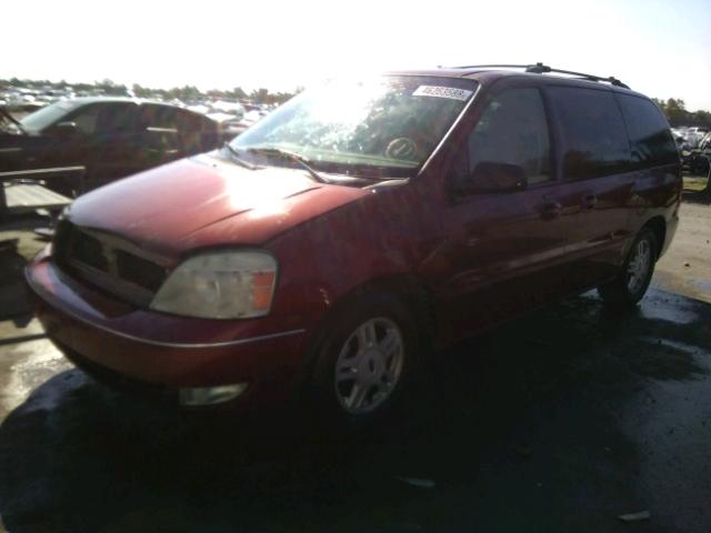 2FMZA52205BA77727 - 2005 FORD FREESTAR S RED photo 2