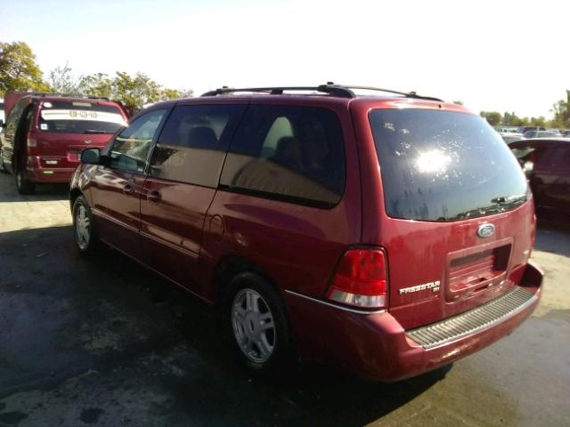 2FMZA52205BA77727 - 2005 FORD FREESTAR S RED photo 3