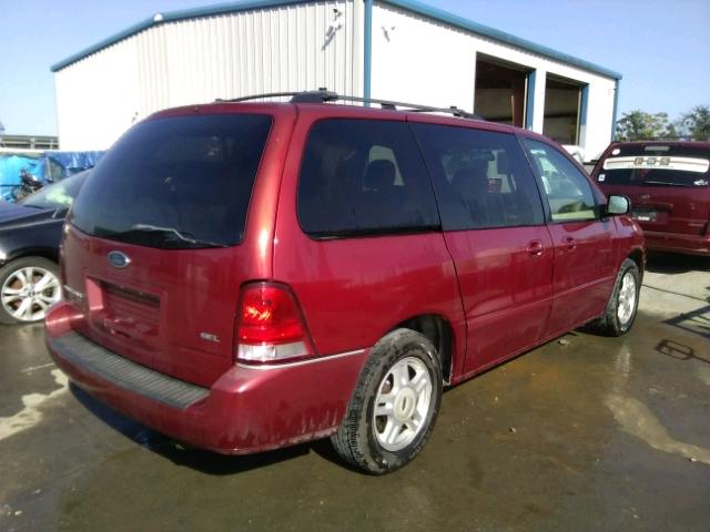 2FMZA52205BA77727 - 2005 FORD FREESTAR S RED photo 4