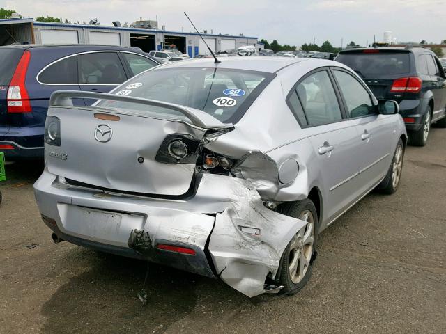 JM1BK32F891245349 - 2009 MAZDA 3 I SILVER photo 4