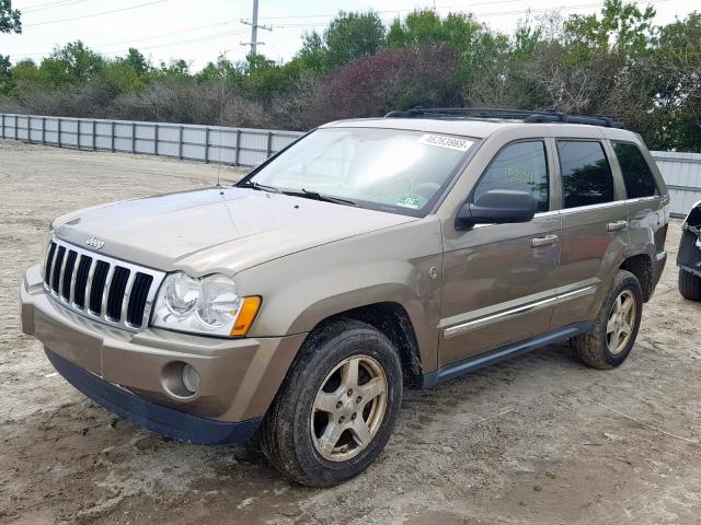 1J4HR58255C574234 - 2005 JEEP GRAND CHER GOLD photo 2