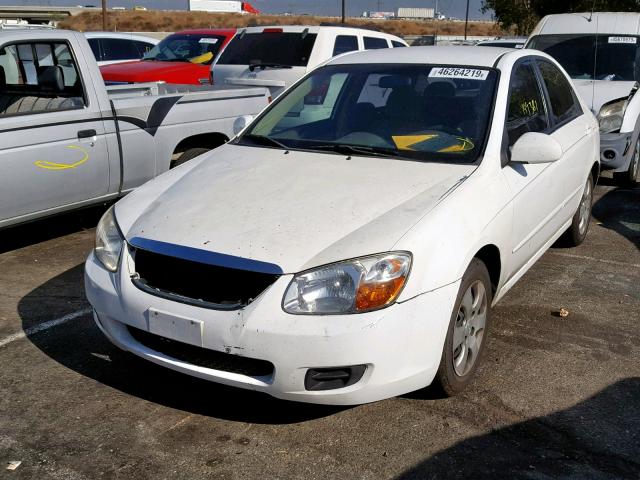 KNAFE122685544210 - 2008 KIA SPECTRA EX WHITE photo 2