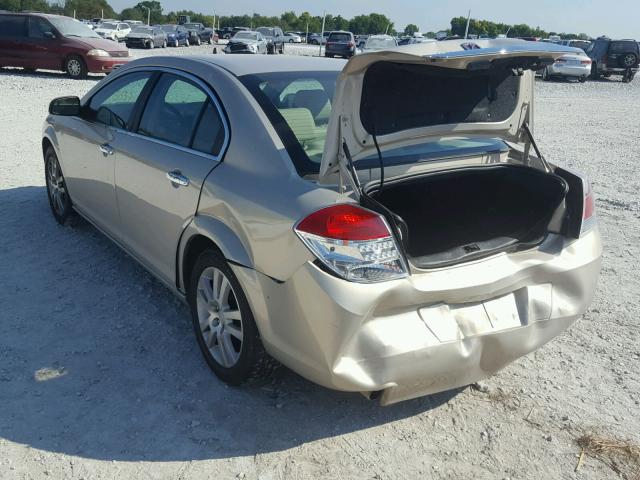 1G8ZV57BX9F182906 - 2009 SATURN AURA XR TAN photo 3