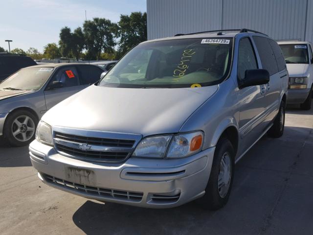 1GNDX13E93D119535 - 2003 CHEVROLET VENTURE LU SILVER photo 2