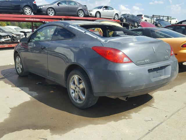 1G2ZH17N684127786 - 2008 PONTIAC G6 GT GRAY photo 3